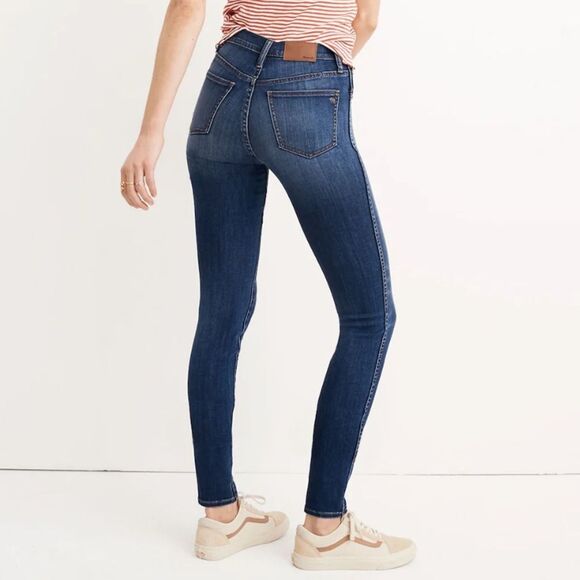 EUC Madewell 10" High-Rise Magic Pockets Skinny TENCEL Denim Jeans Women 0 / 25 - Picture 15 of 16